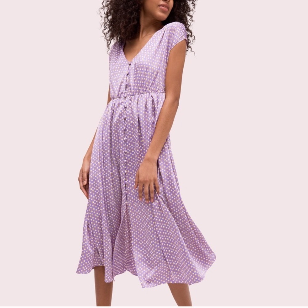 Kate Spade Geo Dot Midi Dress Size 6 New With Tags
